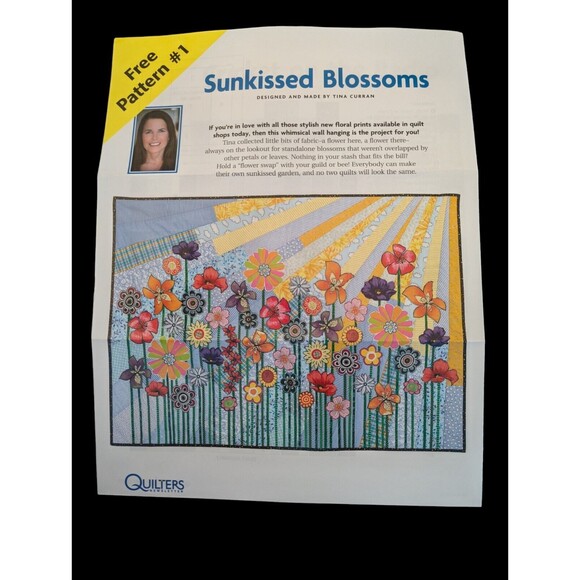 Sunkissed Blossoms Quilters Newsletter Cricket on the Radio Patterns Vintage 80s - Picture 1 of 3